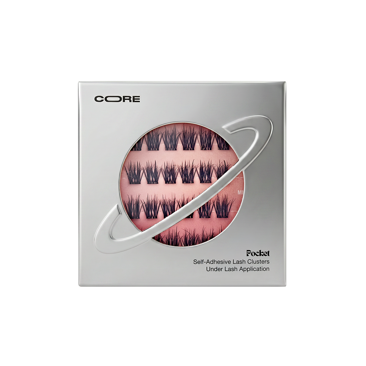 Closed CoreLash Pocket 009 package for Fluffy DIY self-adhesive lash clusters