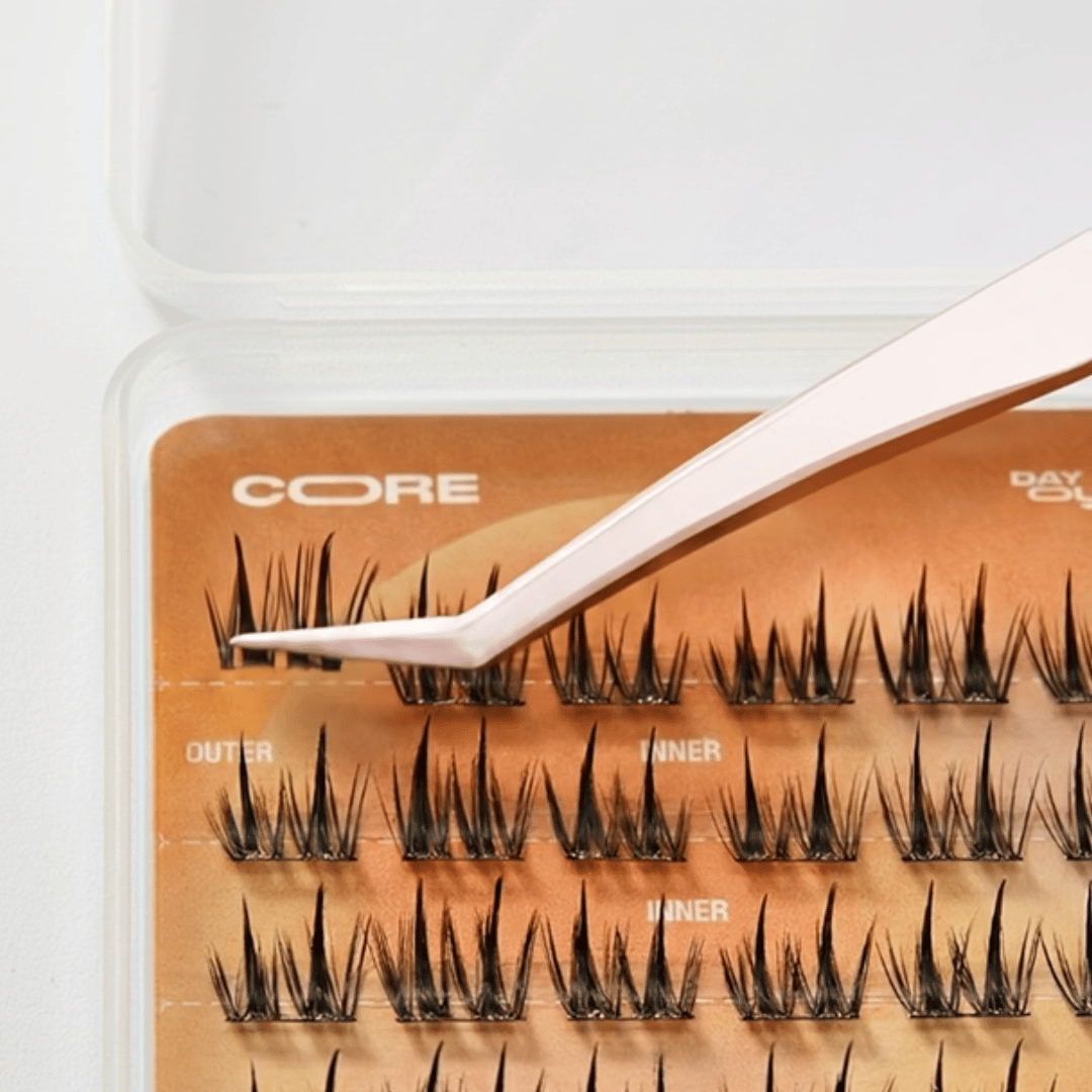 Remove the lash clusters